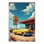 CIFbuy Vehicle Reversing Warning Tin Sign 8x12 Inch Waterproof" Rustproof, Plaque Vintage Site Safety Alert Decor Unframed Inch ikTok, Inch ikTok, t Self-pickup Logiopics - Image 12