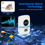 6-Pack Ultrasonic Insect Repellent - Dual Sound-Wave Tech, 3-Mode Switch, 32 - 120kHz Frequencies, Ideal for Full Home Coverage, Safe for Home with Kids - Plug-in Indoor Bug & Rodent Repeller - Image 3