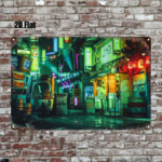CIFbuy 1pc Vintage PR Metal Wall Sign 8x12 Inch, Distressed Iron Lettering Plaque, Rustic 2D Flat Home Decor For Cafe Bar Garage, Aged TikTok, TikTok, Plaque, Self-pickup Logiopics - Image 13