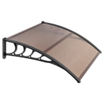 Same Code 70596693 100 x 96cm Household Application Door & Window Rain Cover Eaves Brown Board & Black Holder - Image 12