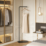 Clothing Rack, Golden Metal Freestanding Heavy Duty Clothes Rack with Marble Base, Multipurpose Garment Hanger for Bedroom, Hat, Scarf, Jacket - Image 4