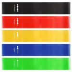2 Pack Set of 5 Resistance Exercise Loop Bands Fitness Yoga Resistance Band TPE Colorful (US Logistics only For USPS.TK/TMEU only For self-pickup) - Image 7