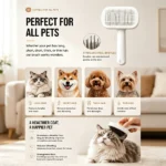 Pet Slicker Brush for Cats & Dogs - Image 14