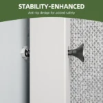 4 Drawer Dresser Fabric Chest of Drawers Furniture Storage Organizer for Living Room,,Hallway, Light Gray (Shipment from Walmart) - Image 4