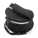 14 x 5.5in Snare Drum Set with Drumstick Holder, Snare Drum Bag, Strap, Mute Pad & Drum Stick for Beginner Student Black - Image 9