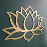 CIFbuy Stunning Large Lotus Metal Wall Art – Modern Living Room Decor & Fabulous Bridal Shower Gift.Wall Sculptures-cif buy(TikTok/temu self-pickup orders) - Image 22