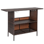 Modern Stylish And Beautiful Bar Table Brown Gradient - Image 22