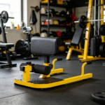 Yellow 3-in-1 Padded Home Gym Fitness Equipment: Squat Machine for Push Up, Sit Up & Deep Squat Training - Image 7