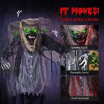 6.9ft Werewolf Outdoor Halloween Decorations - Image 2